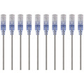 Monoprice 10-Pack, SlimRun Cat6A Ethernet Network Patch Cable, 1ft Gray