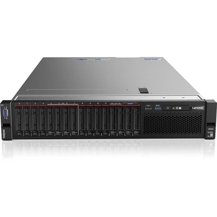 Lenovo ThinkSystem SR850 7X19A05FNA 2U Rack Server - 4 x Intel Xeon Platinum 8260 2.10 GHz - 128 GB RAM - Serial ATA/600 Controller