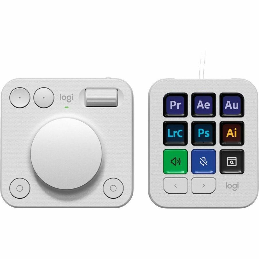 Logitech MX Creative Console Pale Grey - Emea28i-