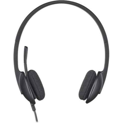 Logitech H340 Wired Over-the-head Stereo Headset - Black