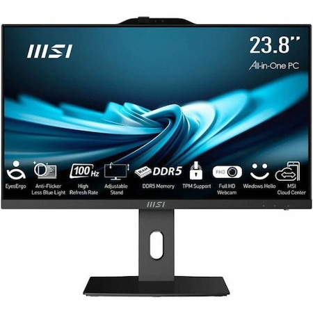 MSI PRO AP242P-692UST All-in-One Computer - Intel Core i7 - 32 GB - 24" display WIN 11 PRO - TAA Compliant