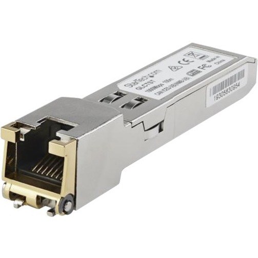 StarTech.com SFP1GTEMCST SFP (mini-GBIC) - 1 x RJ-45 1000Base-T LAN - 1 Pack