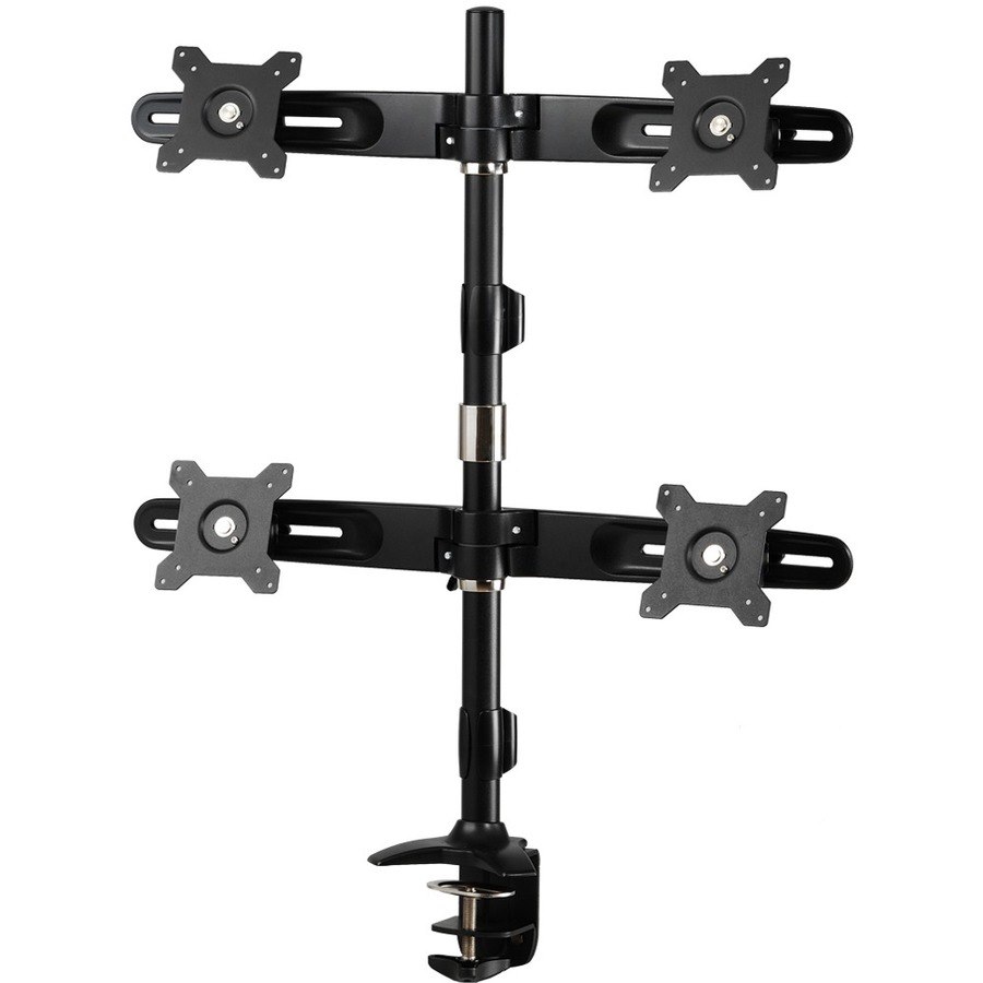 Amer Mounts Desk Mount for Flat Panel Display - Black