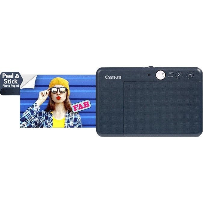 Canon IVY CLIQ+2 8 Megapixel Instant Digital Camera - Midnight Navy