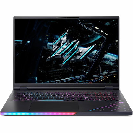 Acer Predator Helios 18 AI PH18-73 PH18-73-95JH 18" Gaming Notebook - WQUXGA - Intel Core Ultra 9 275HX - 192 GB - 2 TB SSD - US International Keyboard - Abyss Black
