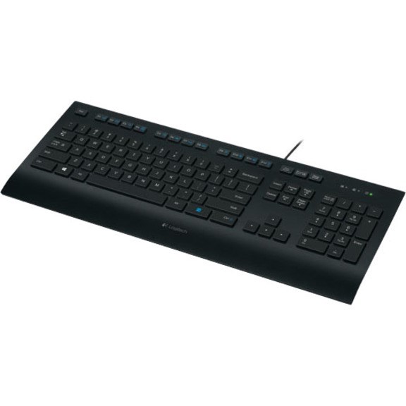 Logitech K280e Keyboard - Cable Connectivity - USB Interface - Swedish, Finnish, Norwegian, Danish