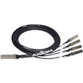 Axiom 40GBASE-CR4 QSFP+ to 4 10GBASE-CU SFP+ Passive DAC Dell Compatible 5m