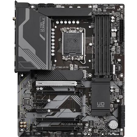 GIGABYTE Z790 UD AC Gaming Desktop Motherboard - Intel Z790 Chipset - Socket LGA-1700 - ATX
