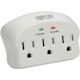 Eaton Tripp Lite Series Protect It! 3-Outlet Surge Protector, Direct Plug-In, 660 Joules, 2 Diagnostic LEDs
