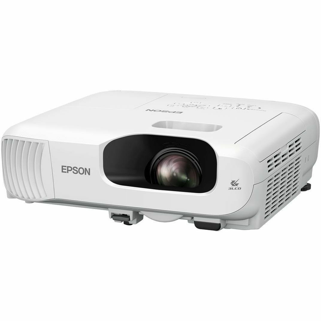 Epson EB-W56S Short Throw 3LCD Projector - 16:10 - Ceiling Mountable, Desktop, Portable - White