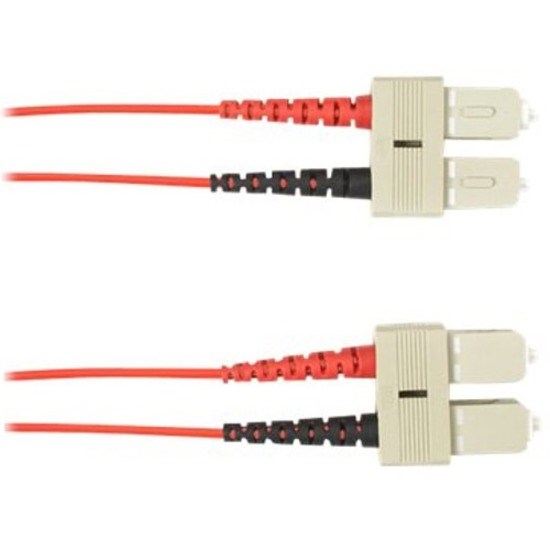 Black Box Colored Fiber OM1 62.5/125 Multimode Fiber Optic Patch Cable - OFNR PVC