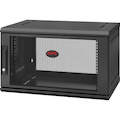 APC NetShelter 6U Wallmount Rack Enclosure Cabinet Single Hinged Switch Depth