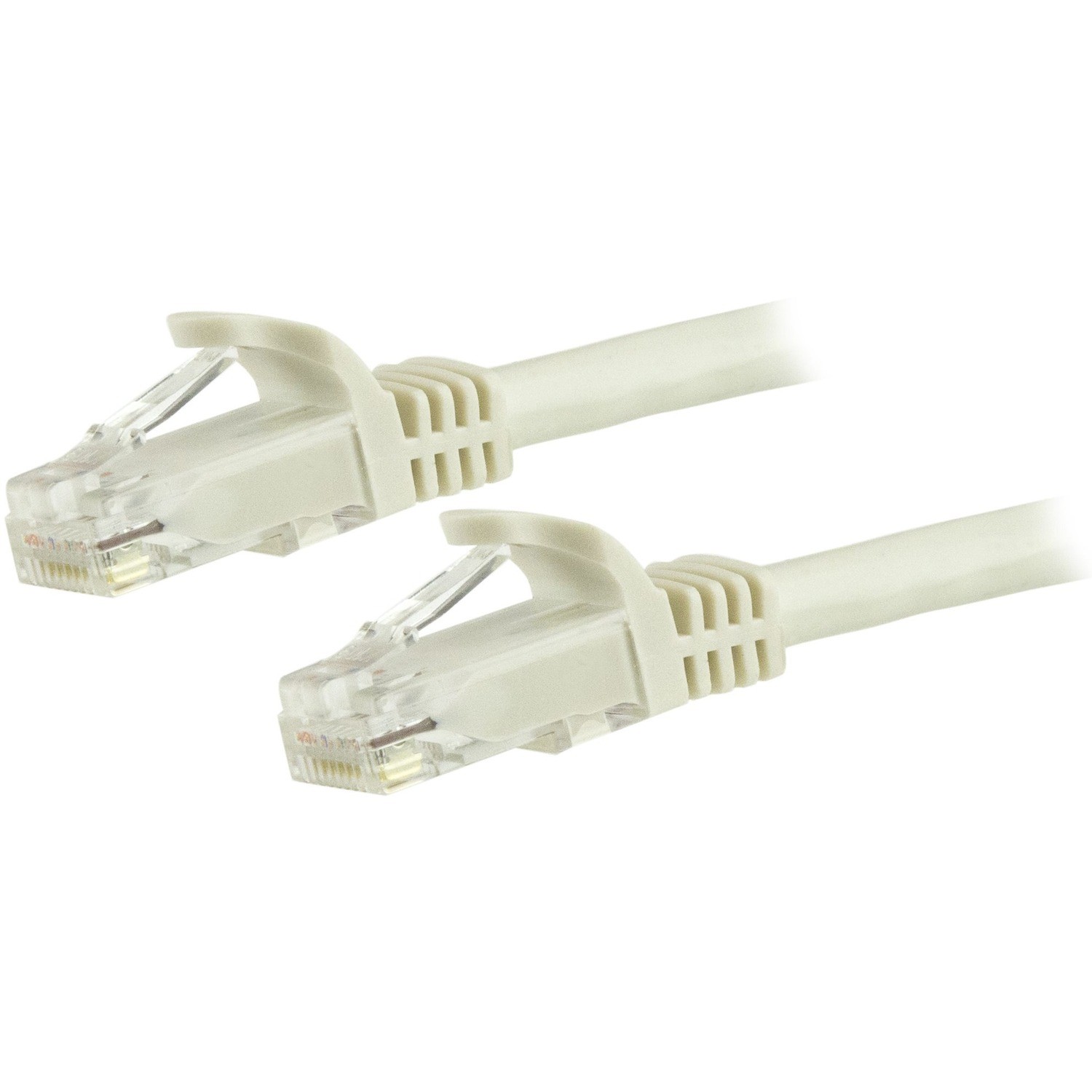 STARTECH.COM 1.5M CAT6 CABLE, RJ45 PATCH CORD, SNAGLESS, 650MHz 100W, WHITE, LTW