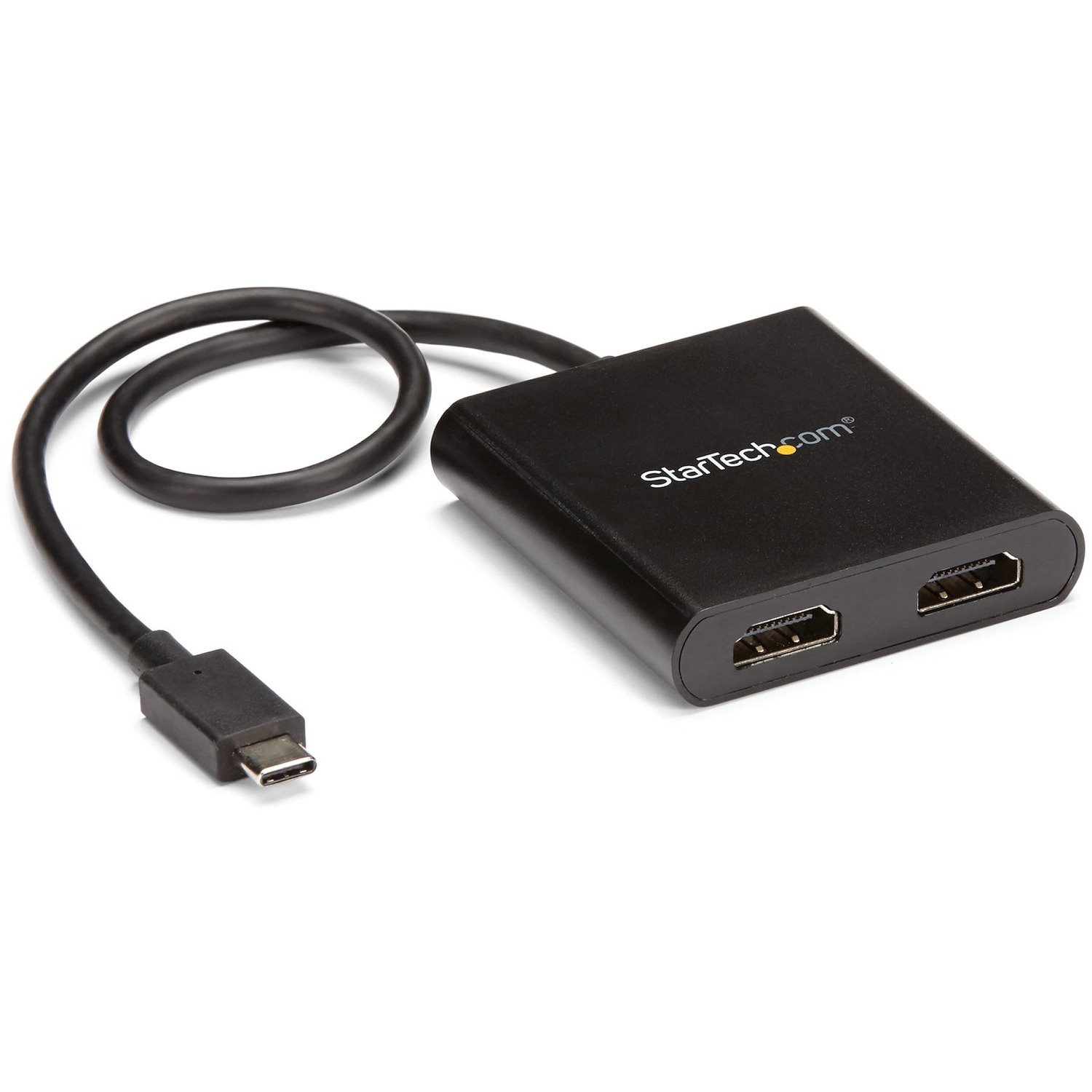 StarTech.com USB-C to Dual HDMI Adapter, USB Type-C Multi-Monitor MST Hub, Dual 4K 30Hz HDMI Laptop Display Extender/Splitter, Windows~