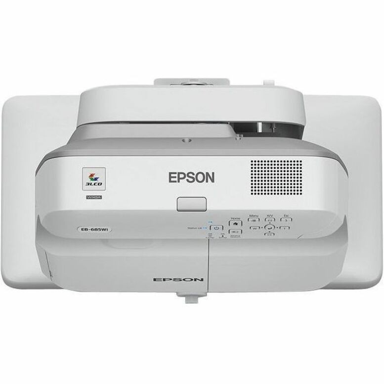 Epson EB-685Wi Ultra Short Throw (sehr kurze Distanz) Wandmontierbar, Deckenmontage 3LCD-Projektor - 16:10 - Weiß, Grau