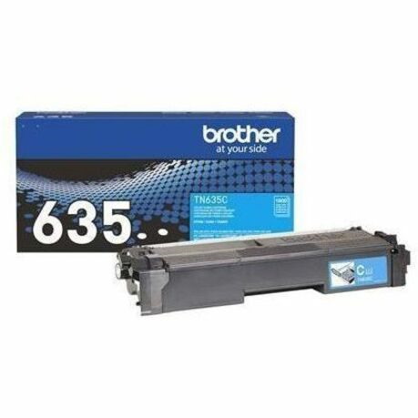 Brother TN635C Original Standard Yield Laser Toner Cartridge - Cyan - 1 Pack
