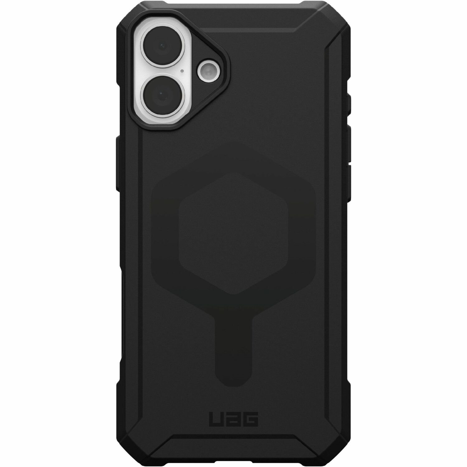 Urban Armor Gear Essential Armor Case for Apple iPhone 16 Plus Smartphone - Hex Pattern - Black