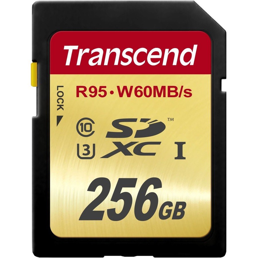 Transcend 256 GB Class 10/UHS-III SDXC