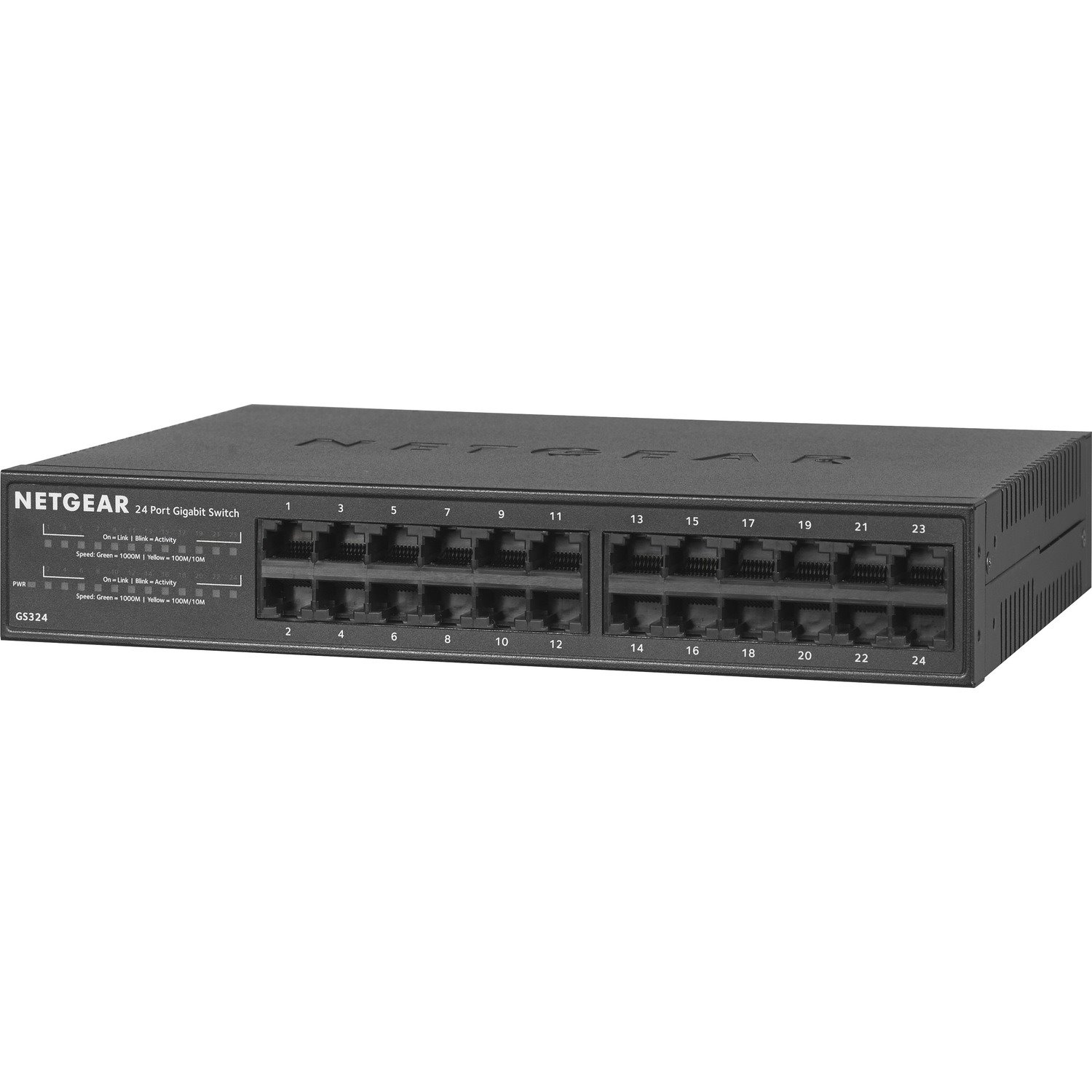 Netgear GS324 24 Ports Ethernet Switch - Gigabit Ethernet - 10/100/1000Base-TX