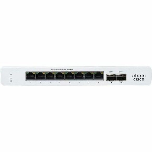 Cisco Meraki MS130 MS130-8P-I 8 Ports Manageable Ethernet Switch - Gigabit Ethernet - 10/100/1000Base-T, 1000Base-X