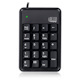 Adesso 19-Key Mechanical Keypad with 3-Port USB Hub