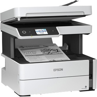 Epson ET-M3170 Inkjet Multifunction Printer-Monochrome-Copier/Fax/Scanner-1200x2400 dpi Print-Automatic Duplex Print-251 sheets Input-1200 dpi Optical Scan-Wireless LAN-Epson Connect-Epson Email Print-Epson iPrint-Epson Remote Print