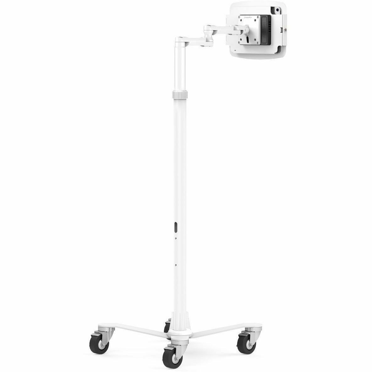 Compulocks iPad 10.9" 10th Gen Space Enclosure Medical Rolling Cart Extended Plus Hub