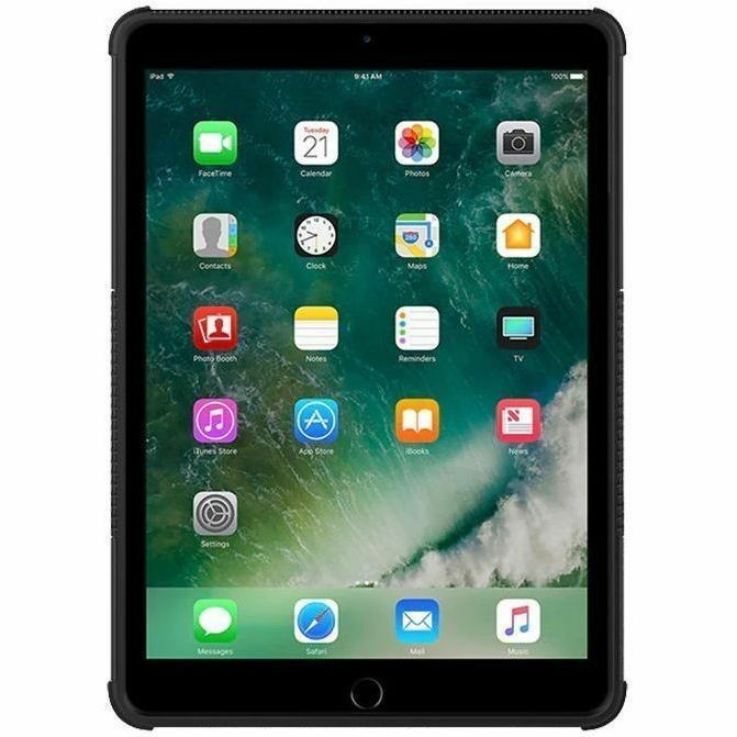 Strike Rugged Case for Apple iPad (6th Generation), iPad (5th Generation) Tablet - Textured - Black