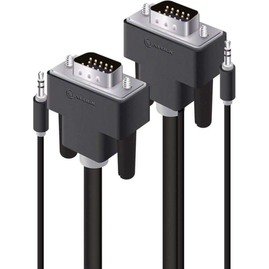 Alogic 10 m Mini-phone/VGA A/V Cable for Audio/Video Device