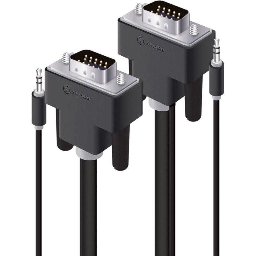 Alogic 10 m Mini-phone/VGA A/V Cable for Audio/Video Device