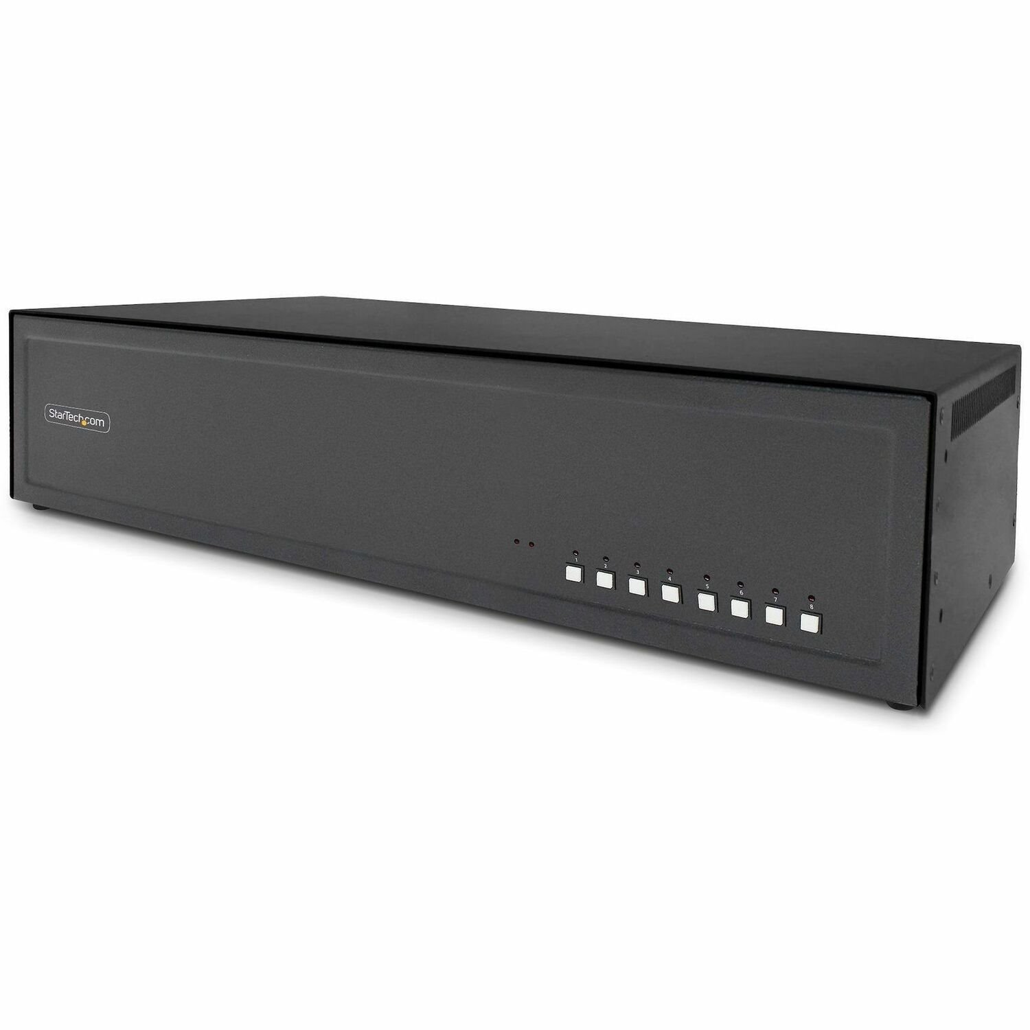 StarTech.com Secure 8-Port Dual-Monitor KVM Switch, DisplayPort, 4K 30Hz, NIAP 4.0, CAC, Made in the USA