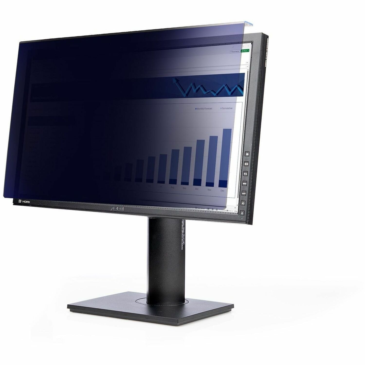 StarTech.com 27-inch 16:9 Computer Monitor Privacy Screen, Hanging Acrylic Filter, Monitor Screen Protector/Shield, +/- 30 Deg., Glossy