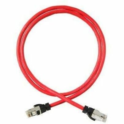 Ortronics Clarity CAT6A Shielded Patch Cord, 25ft, Red