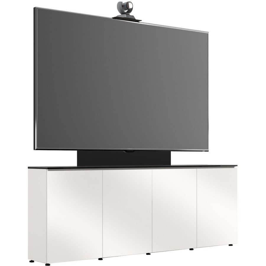 Salamander Designs 4-Bay with Single Monitor, Low-Profile Wall Cabinet