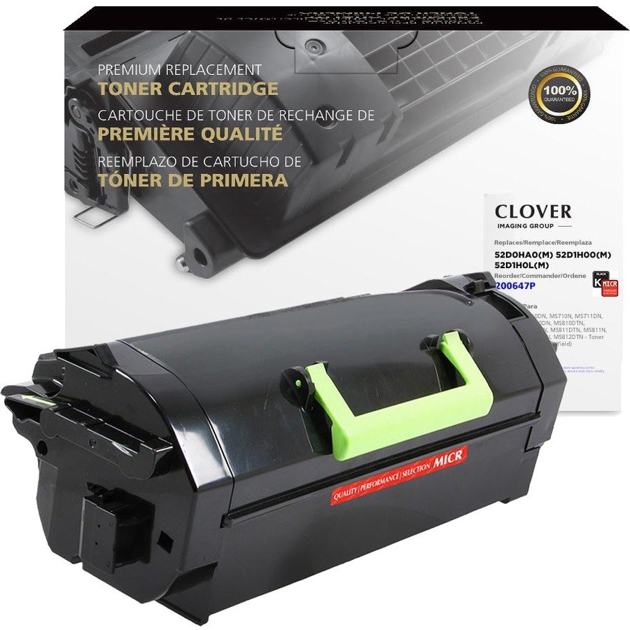 Clover Imaging Remanufactured High Yield MICR Toner Cartridge for Lexmark MS710/MS711/MS810/MS811/MS812