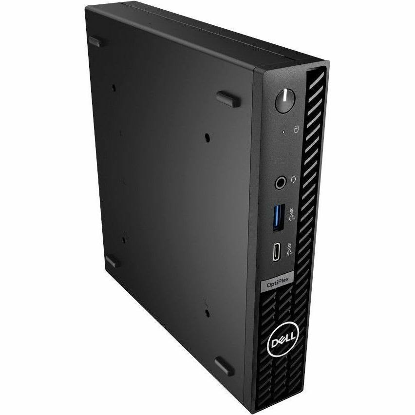 Dell OptiPlex 7000 7020 Desktop Computer - Intel Core i5 14th Gen i5-14500T - vPro Technology - 16 GB - 256 GB SSD - Micro PC - Black