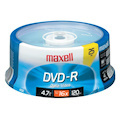 Maxell DVD Recordable Media - DVD-R - 16x - 4.70 GB - 25 / Spindle