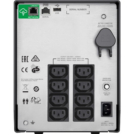APC by Schneider Electric Smart-UPS Line-interactive UPS - 1 kVA/600 W
