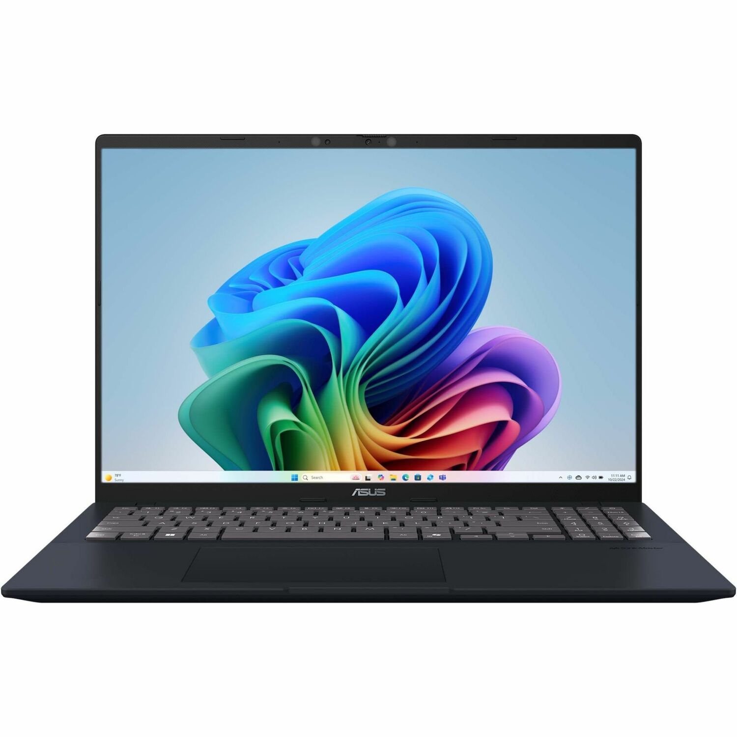 Asus Vivobook 16 X1607 X1607QA-DS54 16" Copilot+ PC Notebook - WUXGA - Qualcomm Snapdragon X X1-26-100 - 16 GB - 512 GB SSD - Quiet Blue