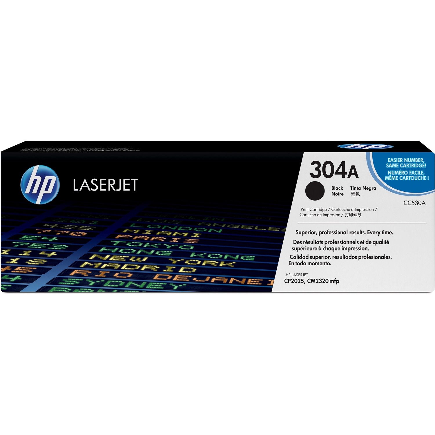 HP 304A Original Standard Yield Laser Toner Cartridge - Black - 1 Pack