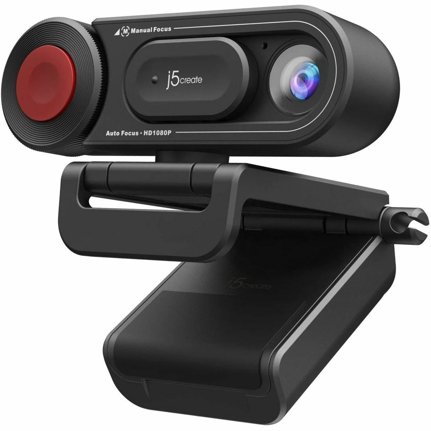 j5create JVU250 Webcam - 2 Megapixel - 30 fps - Black - USB Type A/USB Type C - 1 Each
