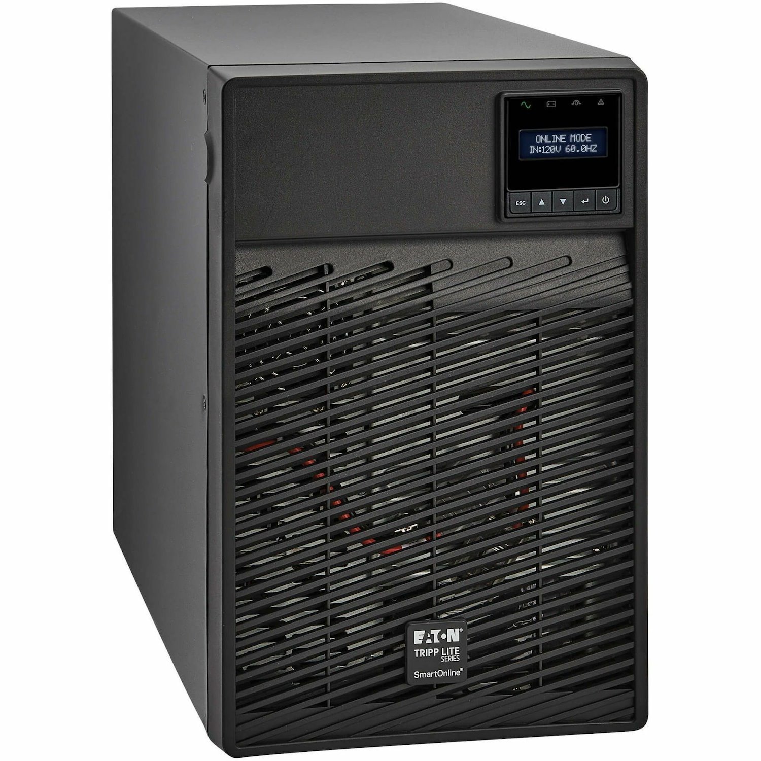 Eaton Tripp Lite Series SmartOnline 3000VA 2700W 120V Double-Conversion UPS - 5 Outlets, Extended Run, Network Card Option, LCD, USB, DB9, Tower