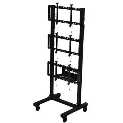 Peerless-AV&reg; SmartMount&reg; Portable Video Wall Cart 1x3 Configuration FOR 46" TO 60" DISPLAYS