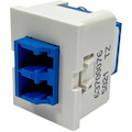 Ortronics Tracjack,LC, Duplex, Blue Adapter