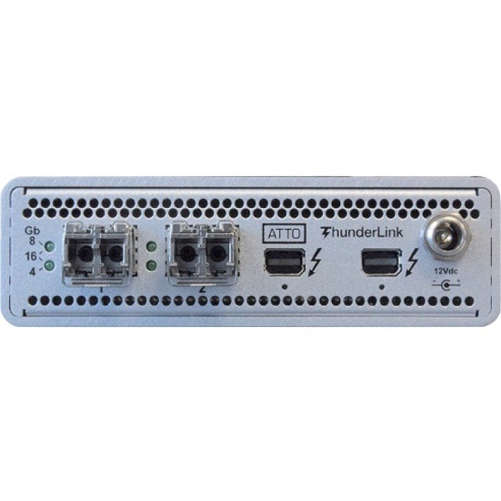 ATTO 20Gb/s Thunderbolt 2 (2-port) to 16Gb/s FC (2-Port) Desklink Device