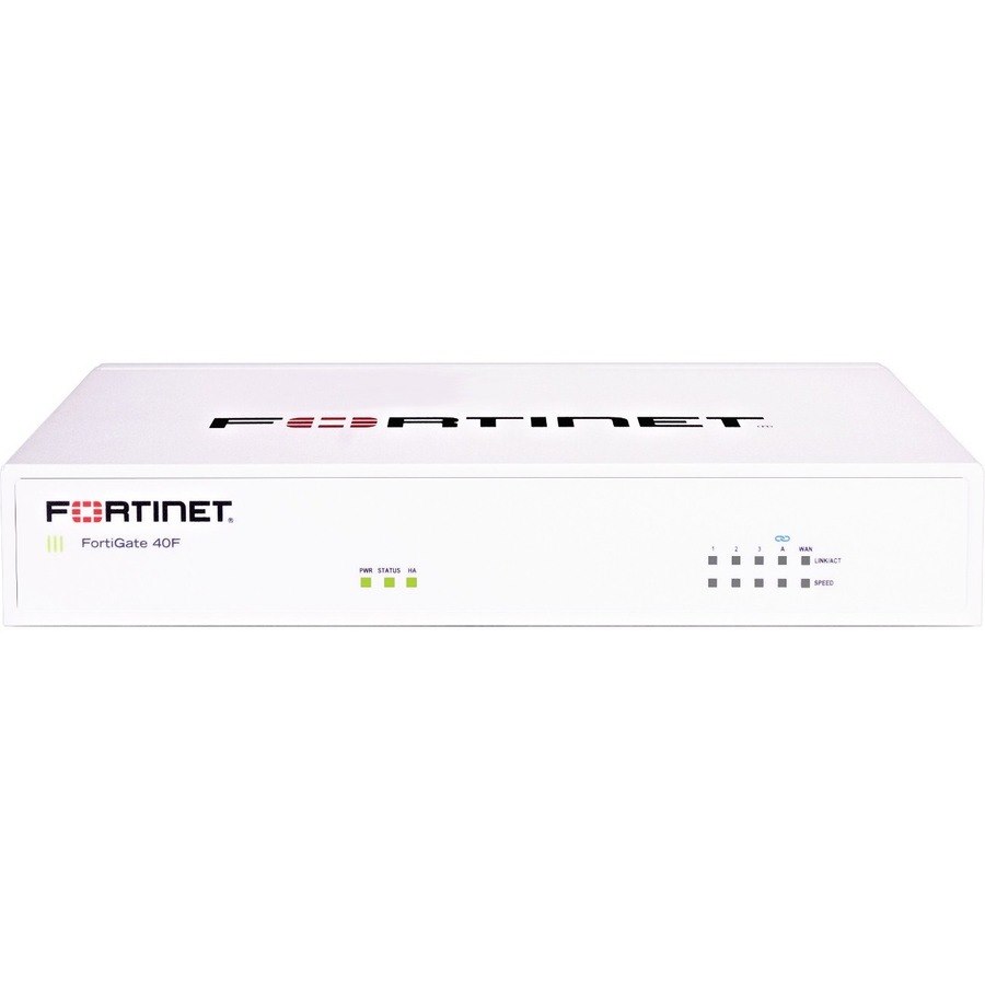 FORTINET FORTIGATE 40F - SECURITY APPLIANCE - WITH 1 YEAR FORTICARE 24X7 SUPPORT + 1 YEAR FORTIGUARD ENTERPRISE PROTECTION