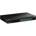 TRENDnet 9-Port 2.5G GaN Power PoE++ Switch with 10G SFP+ Port (480W), TPE-BG5091, 8 x 2.5G PoE++ Ports, 1 x 10G SFP+ Port, 480W, 60Gbps, NDAA TAA Compliant for Government use, Lifetime Protection