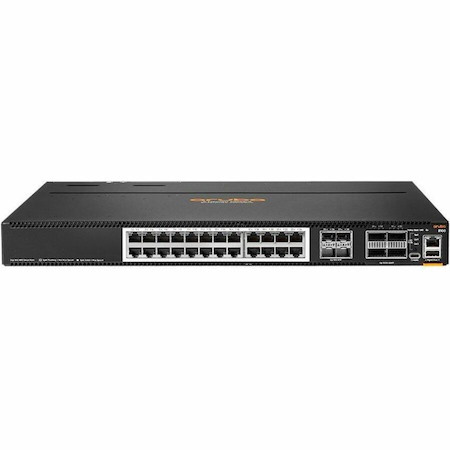 HPE CX 8100 24XT4XF4C 24 Ports Manageable Ethernet Switch - 10 Gigabit Ethernet, 100 Gigabit Ethernet - 10GBase-X, 100GBase-X, 10GBase-T