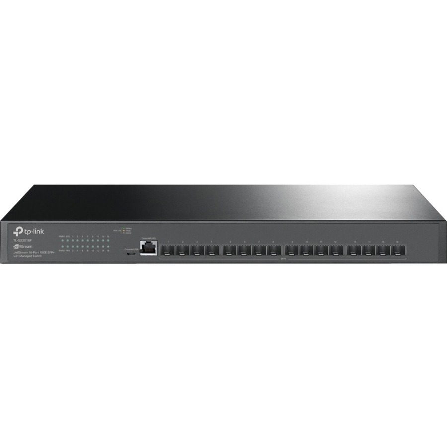 TP-Link JetStream TL-SX3016F Beheer mogelijk Ethernetswitch - 10Gigabit Ethernet - 10GBase-X