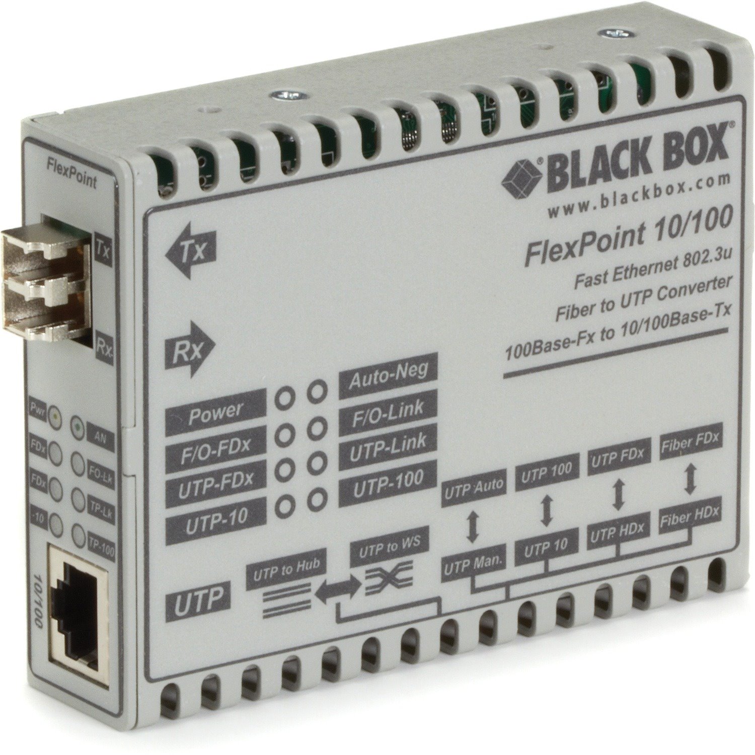 Black Box FlexPoint Transceivers/Media Converters